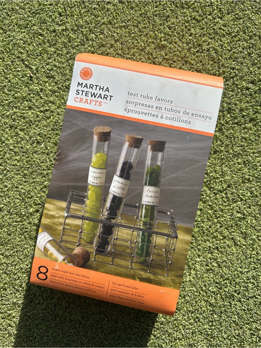 NIB Martha Stewart Crafts - Test Tube Favors Kit (8 Favors)